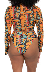 OLEO LONG SLEEVE CROP TOP