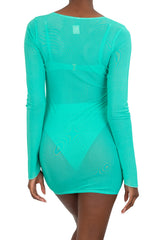 BAHIA LONG SLEEVE MINI DRESS