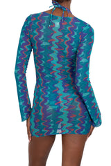 MAR LONG SLEEVE MINI DRESS