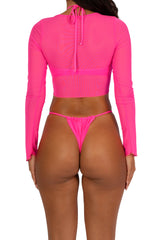MELINA LONG SLEEVE CROP TOP