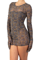REINA LONG SLEEVE MINI DRESS