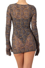 REINA LONG SLEEVE MINI DRESS