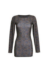 REINA LONG SLEEVE MINI DRESS
