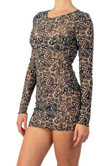 LOLITA LONG SLEEVE MINI DRESS