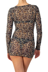 LOLITA LONG SLEEVE MINI DRESS