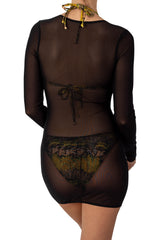 LA TORTUGA LONG SLEEVE MINI DRESS