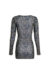 LOLITA LONG SLEEVE MINI DRESS