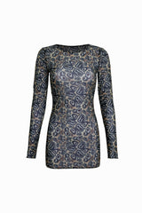 LOLITA LONG SLEEVE MINI DRESS