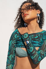 ESMERALDA LONG SLEEVE MINI DRESS