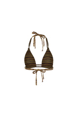 EL TIGRE DOUBLE STRAP TRIANGLE TOP