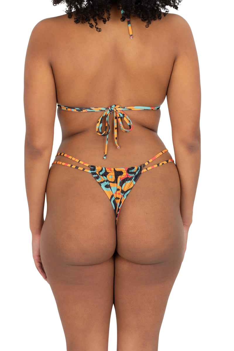 French Cut Double Strap Bikini Bottom